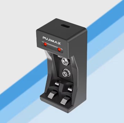 Cargador Inteligente de Doble Ranura adecuado para AA, AAA y 9V