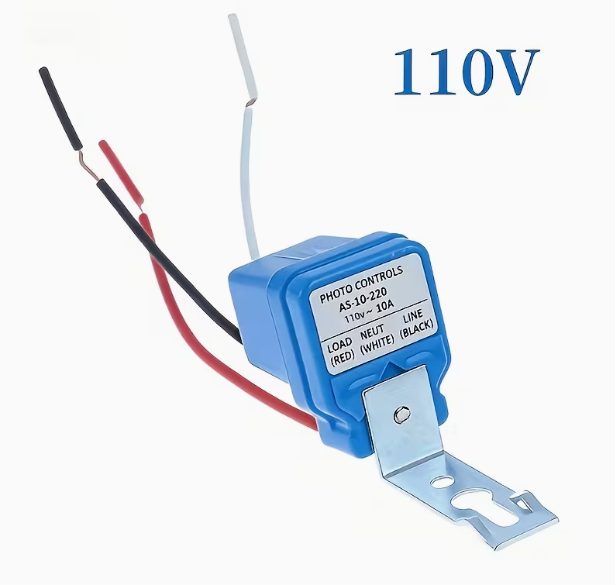 Interruptor automático de farola con fotocélula AS-10, 110V