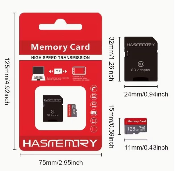 Vista 2 de Memoria Mini SD 16 GB