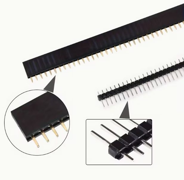 Vista 2 de Conector macho y hembra